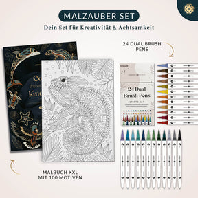 "Malzauber" - XXL Sparbundle zum Malen mit 100 Motiven
