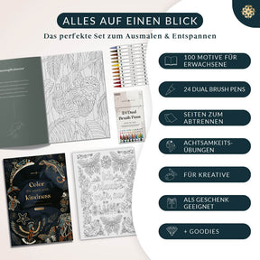 "Malzauber" - XXL Sparbundle zum Malen mit 100 Motiven