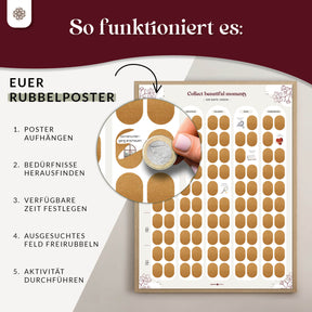 Rubbelposter für Paare – 100 Date-Ideen