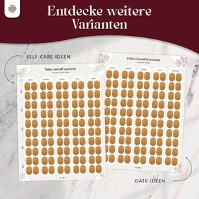 Rubbelposter für Paare – 100 Date-Ideen