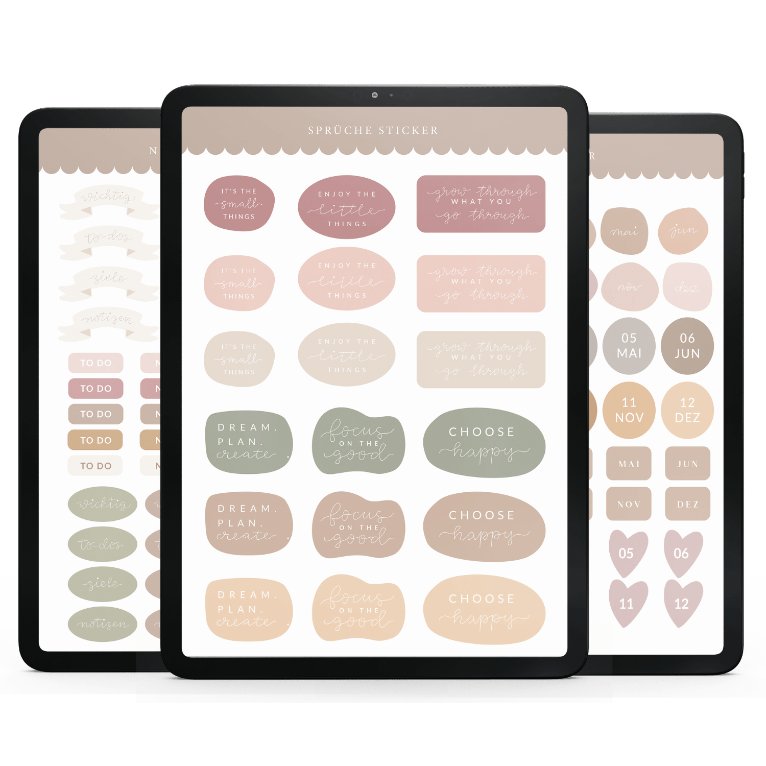 Digitales Sticker-Set - PDF mit Hyperlinks