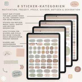 Digitales Sticker-Set - PDF mit Hyperlinks
