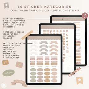 Digitales Sticker-Set - PDF mit Hyperlinks