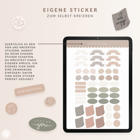 Digitales Sticker-Set - PDF mit Hyperlinks