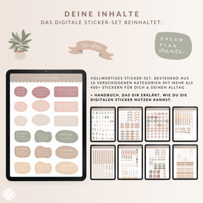 Digitales Sticker-Set - PDF mit Hyperlinks