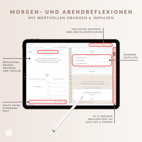 Digitales Dankbarkeitstagebuch - PDF mit Hyperlinks
