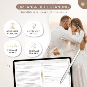 Digitaler Hochzeitsplaner - PDF mit Hyperlinks