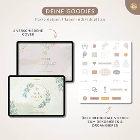 Digitaler Hochzeitsplaner - PDF mit Hyperlinks