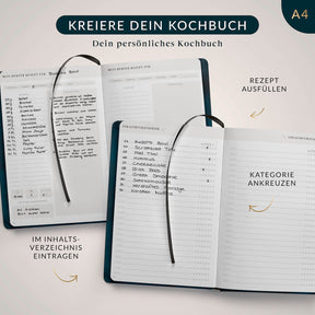 DIY Rezeptbuch mit Saisonkalender