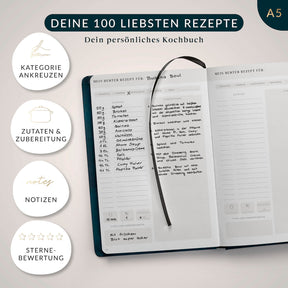 DIY Rezeptbuch mit Saisonkalender