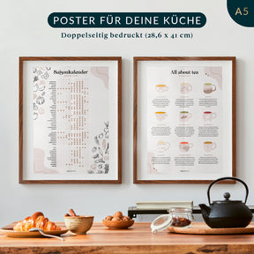 DIY Rezeptbuch mit Saisonkalender