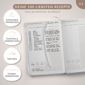 DIY Rezeptbuch mit Saisonkalender
