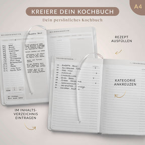 DIY Rezeptbuch mit Saisonkalender