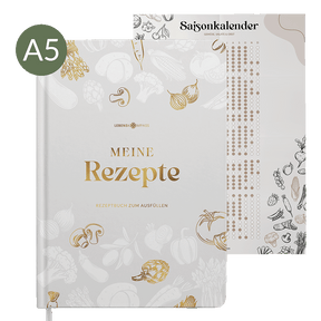 DIY Rezeptbuch mit Saisonkalender